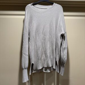 Light Gray Crewneck Women's Sweater